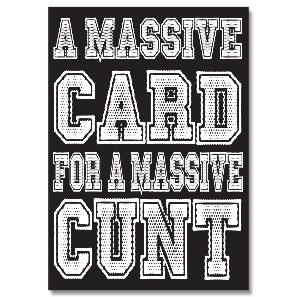 Massive Card For A Massive Cunt #1 image